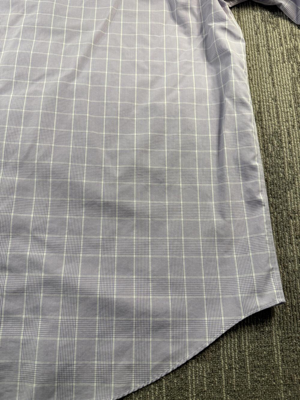 Charles Tyrwhitt Dress Shirt Mens 18 34/35 Purple Check Classic Fit Non Iron LS - Picture 11 of 12